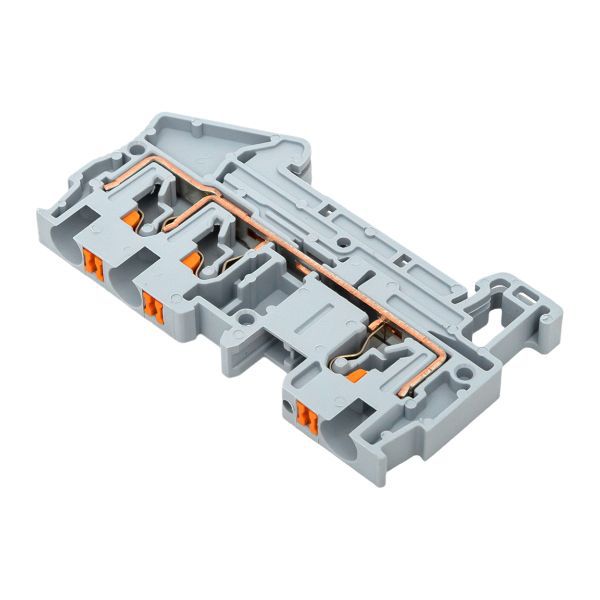  Колодка клеммная пружинная 4 Push-in 3 вывода сер. EKF PIT-4-3 фото в каталоге от BTSprom.by
