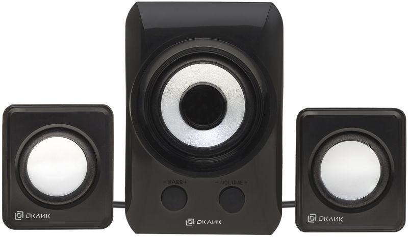 колонки ok-420 2.1 черн. 11вт hs-35 black оклик 440405 от BTSprom.by