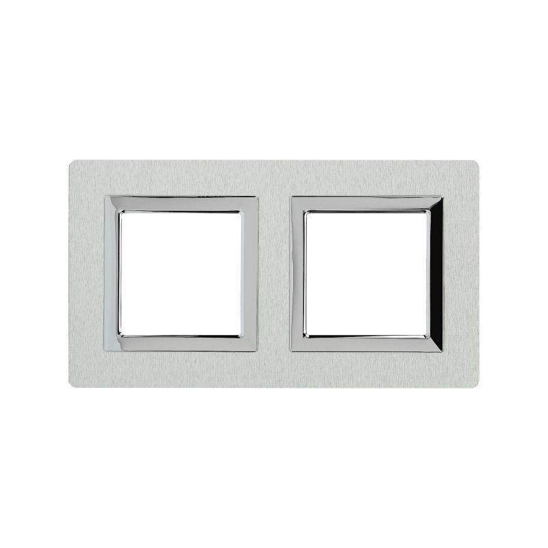 рамка 2-м 4мод. avanti алюм. сер. dkc 4404834 от BTSprom.by