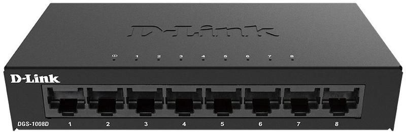 коммутатор неуправляемый dgs-1008d/k2a 8g d-link 1831261 от BTSprom.by