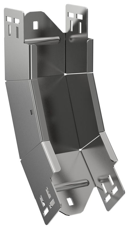 Угол для лотка вертикал. внутр. 45град. 80х100 2мм ESCA 7 IEK ES7-PN-45-080-100-20 от BTSprom.by