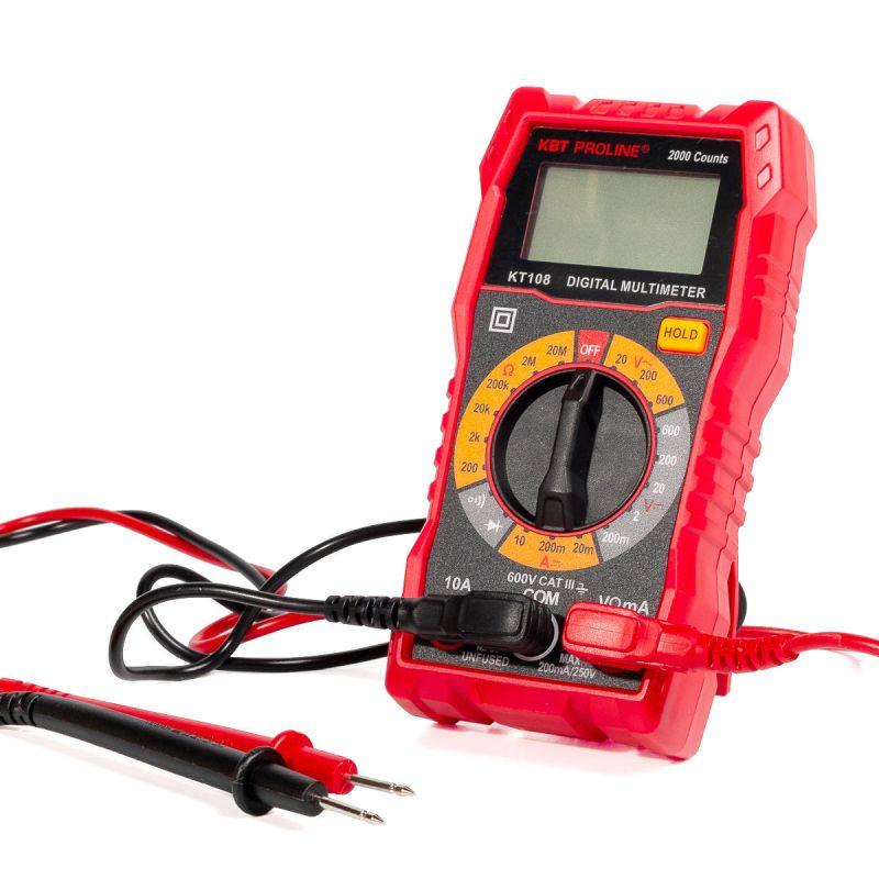  Мультиметр цифровой KT 108 "PROLINE" КВТ 86324 фото в каталоге от BTSprom.by