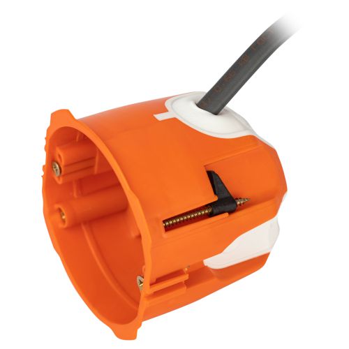  Коробка установочная универсальная 71х65мм для твердых и полых стен саморез. KUU-71-65-unibox оранж. ЭРА Б0061062 фото в каталоге от BTSprom.by