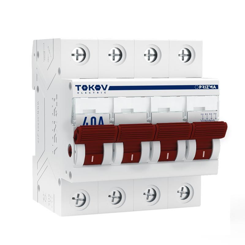 выключатель нагрузки модульный 4п 40а prizma tokov electric tke-pz60-mdsi-4-40 от BTSprom.by