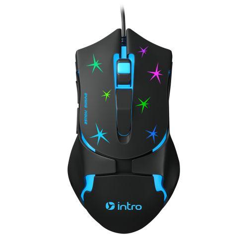 мышь mg555 игровая проводная 800-3600dpi черн. intro б0060197 от BTSprom.by