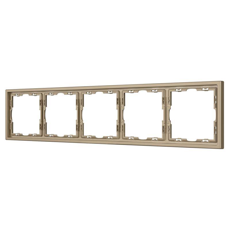 рамка 5-м frm-nobe-sfpl-5-gd пластик. зол. arlight 054229 от BTSprom.by