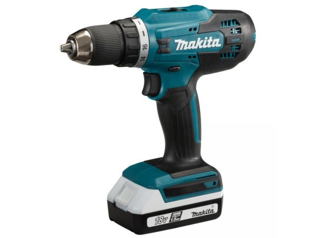 аккум. дрель-шуруповерт makita 18v g-battery df 488 dwe в чем. (18.0 в, 2 акк., 1.5 а/ч li-ion, 2 скор., 42 нм, шурупы до 10 мм, g-series) df488dwe от BTSprom.by