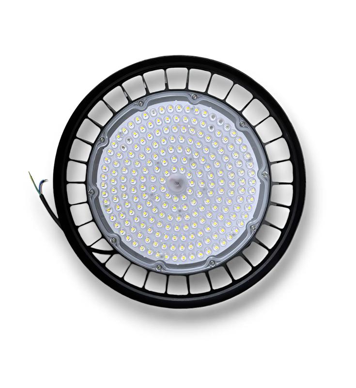 светильник светодиодный дсп 190вт 5000к ip65 30400лм 180-260в 358х358х125мм промышлен. с регулир. драйвером рымболт + лира kraso ufo(s)-190 от BTSprom.by