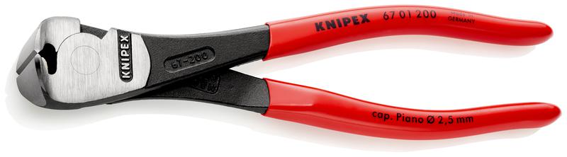 кусачки торцевые особой мощности l-160мм knipex kn-6701200sb от BTSprom.by