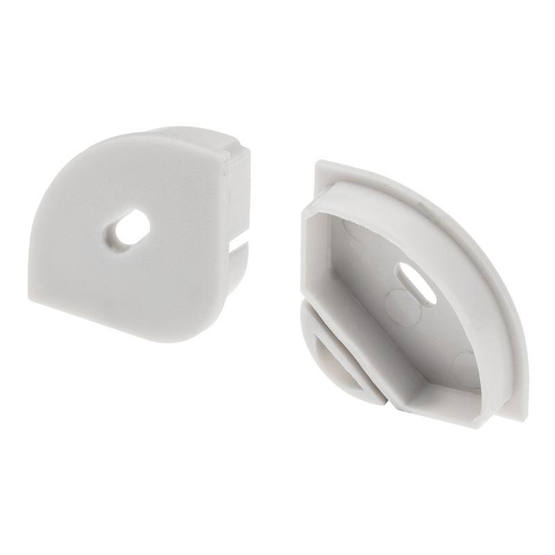 заглушка arh-kant-30r с отверстием пластик (уп.10шт) arlight 016134 от BTSprom.by