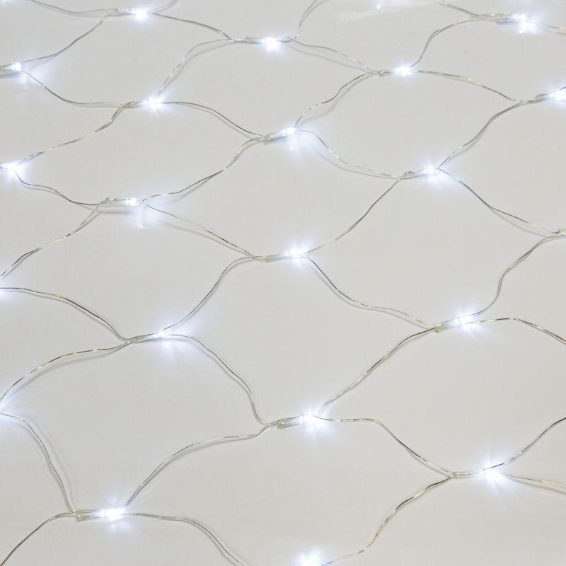  Гирлянда светодиодная "Сеть" 1.5х1.5м 150LED бел. 12Вт 220-240В IP20 с контроллером 8 режимов провод ПВХ прозр. Neon-Night 215-125 фото в каталоге от BTSprom.by