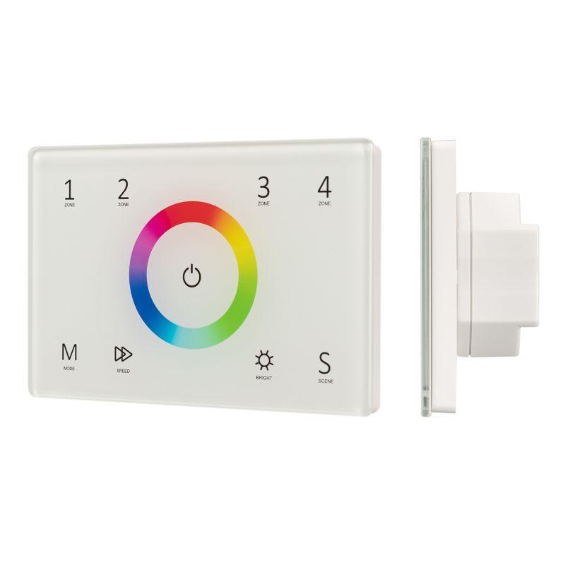 панель sens smart-p83-rgb white 230в 4 зоны 2.4g ip20 пластик arlight 028402 от BTSprom.by