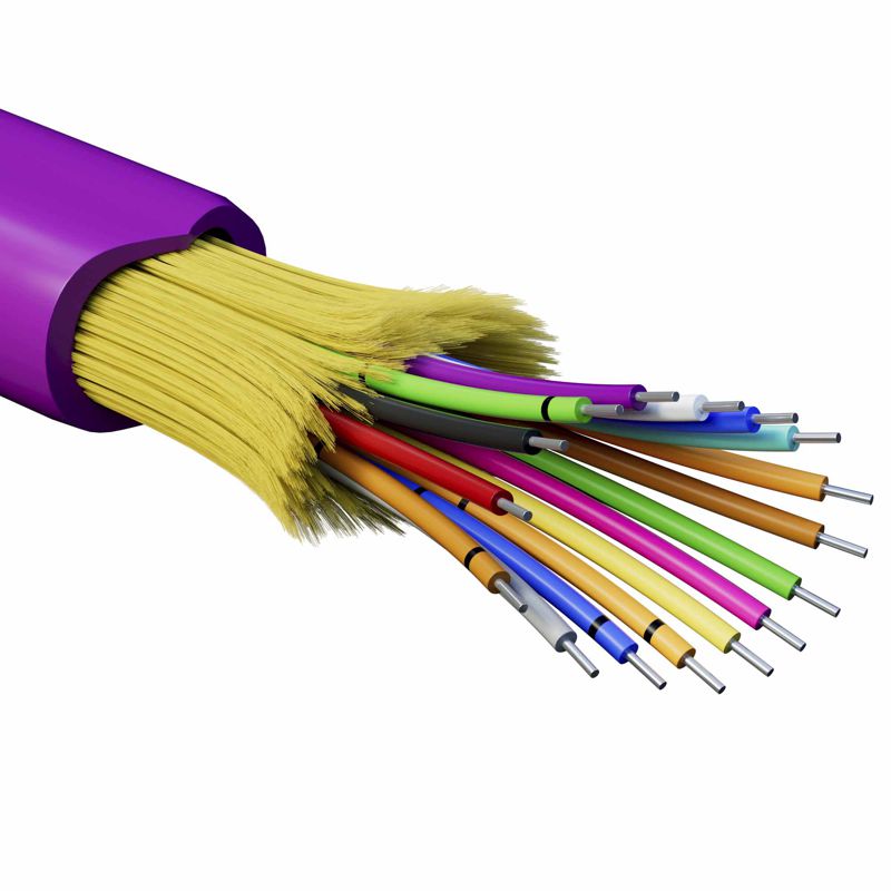 кабель волоконно-оптический распределит. нг(а)-hfltx 16 ов категория om4 (g.651.1) плотный буфер 0.4кн арамидные упрочняющие нити для внутр. прокл. бараб. 2000м dkc rndt4c16mg03 от BTSprom.by