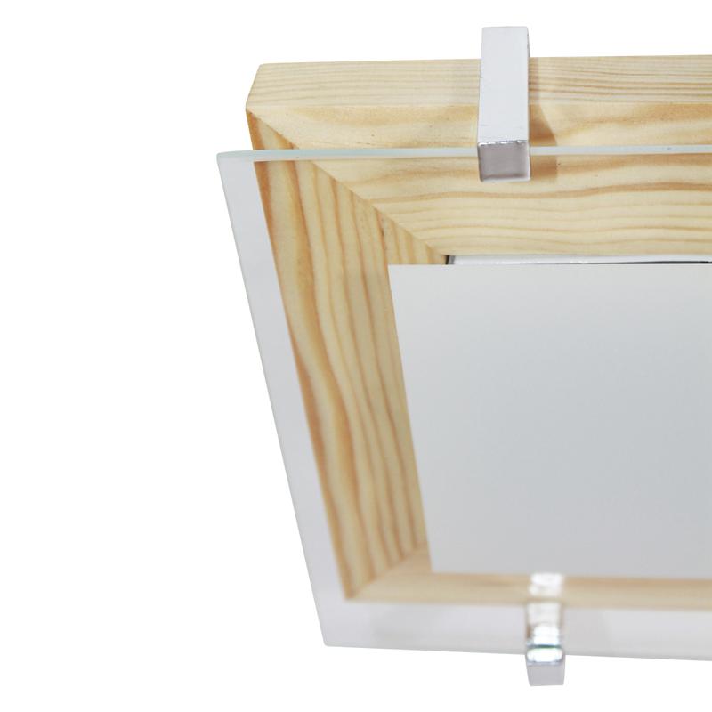  Светильник НББ 06-40 "Полесье" 280х160 М40 бел. /корпус сосна /держатель хром (инд. упак.) Элетех 1005205881 фото в каталоге от BTSprom.by