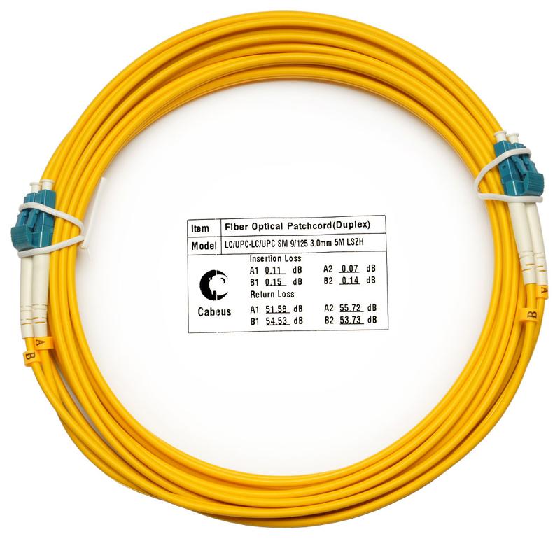 шнур оптический fop(d)-9-lc-lc-5m duplex lc-lc 9/125 sm 5м lszh cabeus 7346c от BTSprom.by