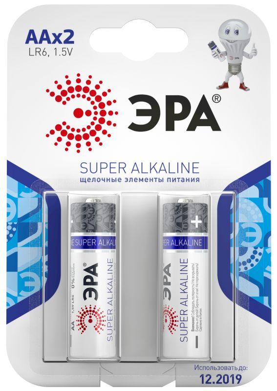 элемент питания алкалиновый aa/lr6 lr6-2bl (блист.2шт) эра c0038452 от BTSprom.by
