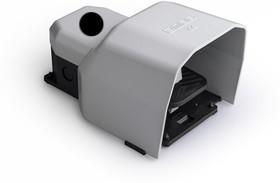 педаль одиночная 2x(1но+1нз) 2 скорости с защитным кожухом (алюм.) сер. цвета основание для рукояти (250в ac 4а) ip65 emas pdka11gx20g от BTSprom.by