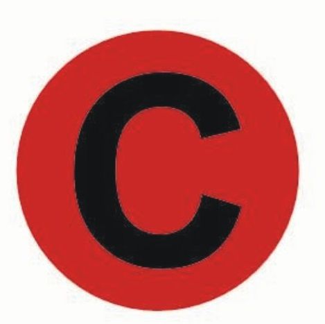 наклейка "c" d20мм proxima ekf an-2-9-2 от BTSprom.by