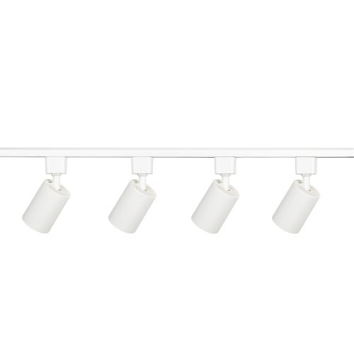  Комплект TR70-SET4-GU10-WH трековых светильников 1ф 4шт под лампу с шинопроводом 80см бел. Эра Б0063933 фото в каталоге от BTSprom.by