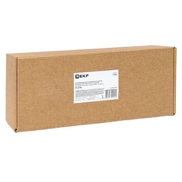  Блок розеточный встраиваемый настольный для крепления под столом 10 модулей C-Line EKF cl-vnbu-10-s фото в каталоге от BTSprom.by