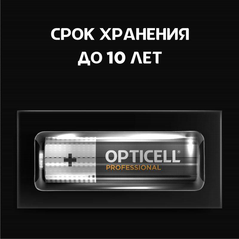  Элемент питания алкалиновый AA/LR6 (блист. 4шт) Professional Opticell 5052001 фото в каталоге от BTSprom.by