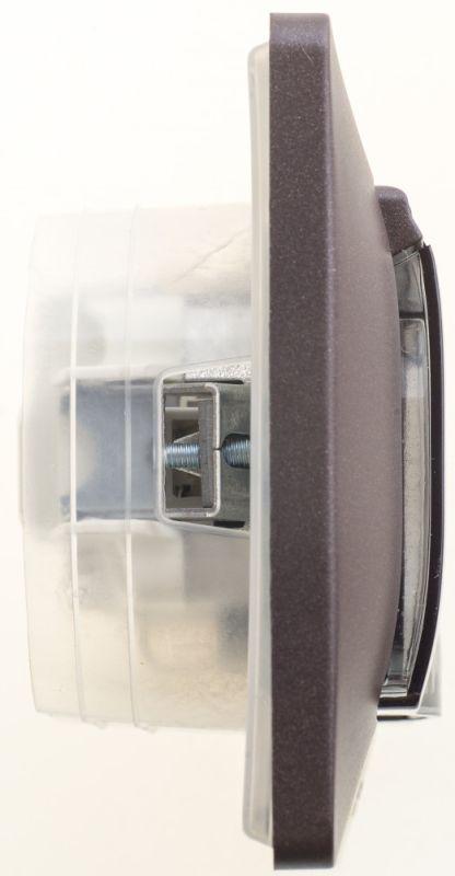  Розетка 1-м СП 1мод. Glossa 16А IP44 с заземл. защ. шторки с крышкой в сборе шоколад SE GSL000848 фото в каталоге от BTSprom.by