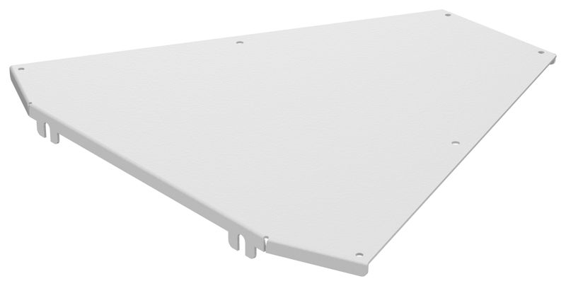 Крышка для угла 45град. осн.400 2мм RAL 9016 ESCA 7 IEK ES7-PGD-45-400-20-RGA от BTSprom.by