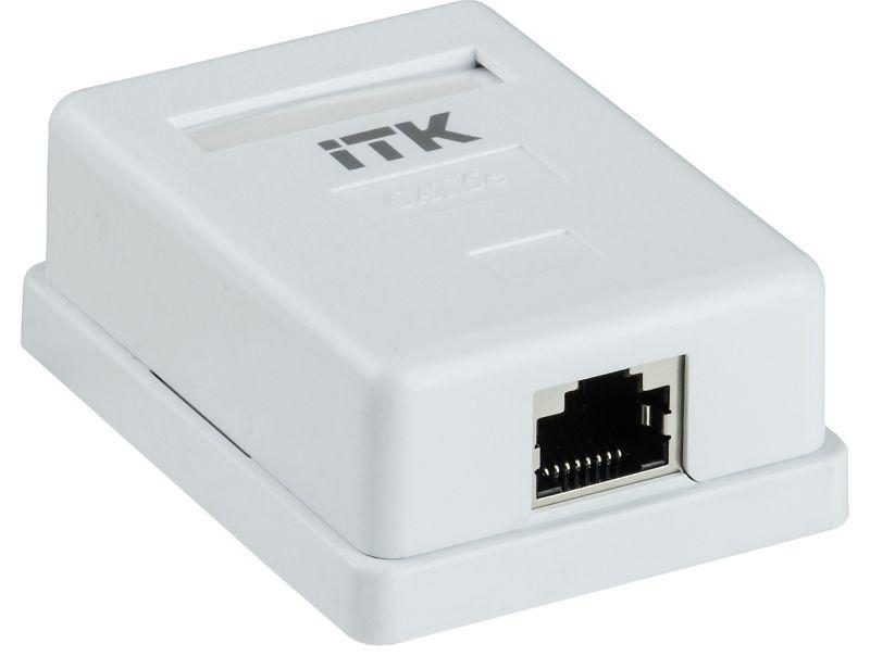розетка компьютерная 1-м оп rj45 кат.5e ftp itk cs2-1c5ef-12 от BTSprom.by