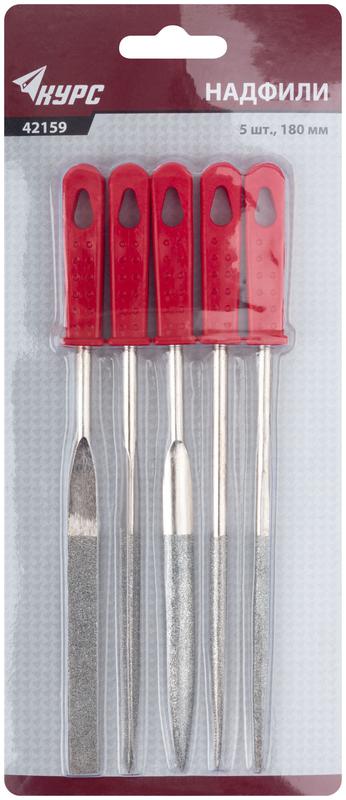  Надфиль алмазный 5х170/70мм широкий 5шт КУРС 42159 фото в каталоге от BTSprom.by