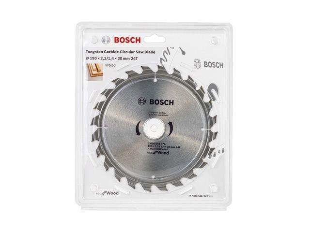 диск пильный 190х30 мм 24 зуб. по дереву eco wood bosch ( твердоспл. зуб) от BTSprom.by