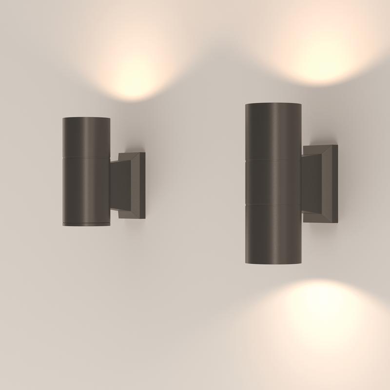  Светильник Bowery 2х50Вт GU10 IP54 бра настен. Maytoni O574WL-02B фото в каталоге от BTSprom.by