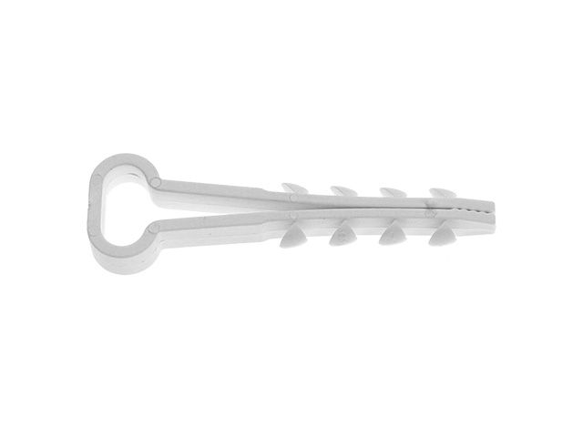 дюбель-хомут для прямоугольного кабеля 14х6 мм белый (100 шт в пласт. конт.) starfix smp2-86564-100 от BTSprom.by