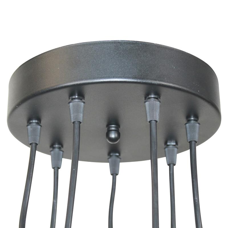  Светильник НСБ 01-7х25-102 "Гроздь" G9 прозр. корич./шнур черн./осн. черн. (инд.упак.) Элетех 1005404103 фото в каталоге от BTSprom.by