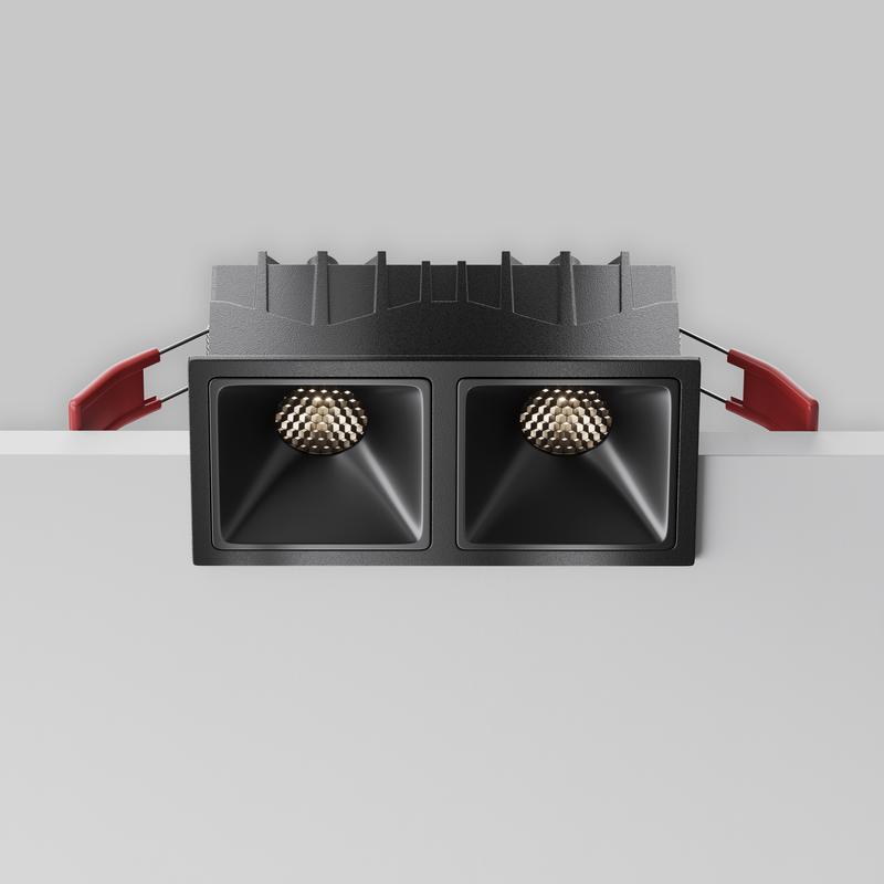  Светильник Alfa LED 10Вт 4000К 50град. встраив. Maytoni DL043-02-10W4K-SQ-B-1 фото в каталоге от BTSprom.by