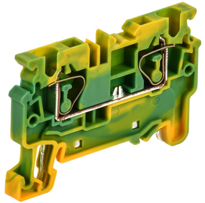 клемма пружинная cx4 pe 4кв.мм проходная заземл. armafix iek af-ct41-00-k52-004 от BTSprom.by
