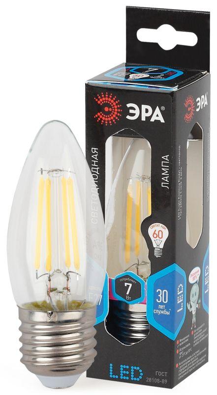 лампа светодиодная филаментная f-led b35-7w-840-e27 эра б0027951 от BTSprom.by