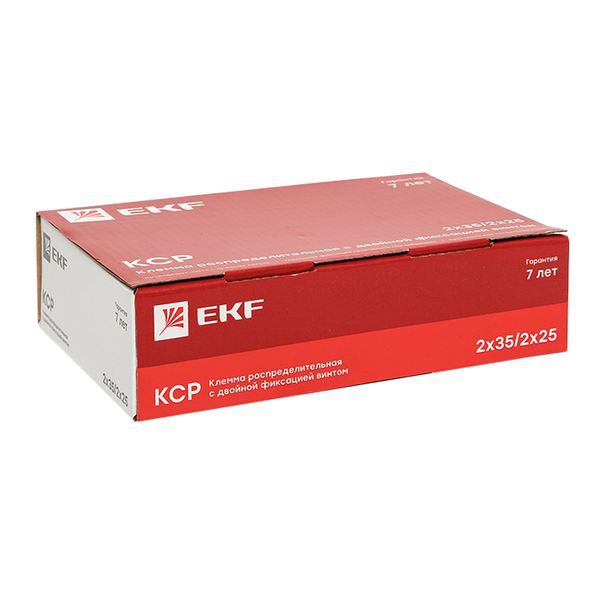  Клемма распределительная КСР с двойн. винтом 2х35/2х25 желт./зел. PROxima EKF ksr-2.35-2.25-y-green фото в каталоге от BTSprom.by