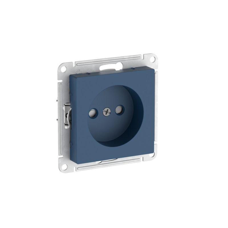 розетка atlasdesign 16а без заземл. защ. шторки быстрозажим. клем. механизм аквамарин se atn001149s от BTSprom.by