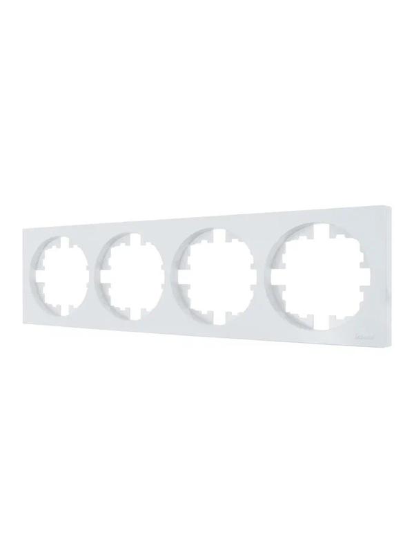  Рамка 4-м OSEN горизонт. квадрат бел. LEZARD 743-0200-149 фото в каталоге от BTSprom.by