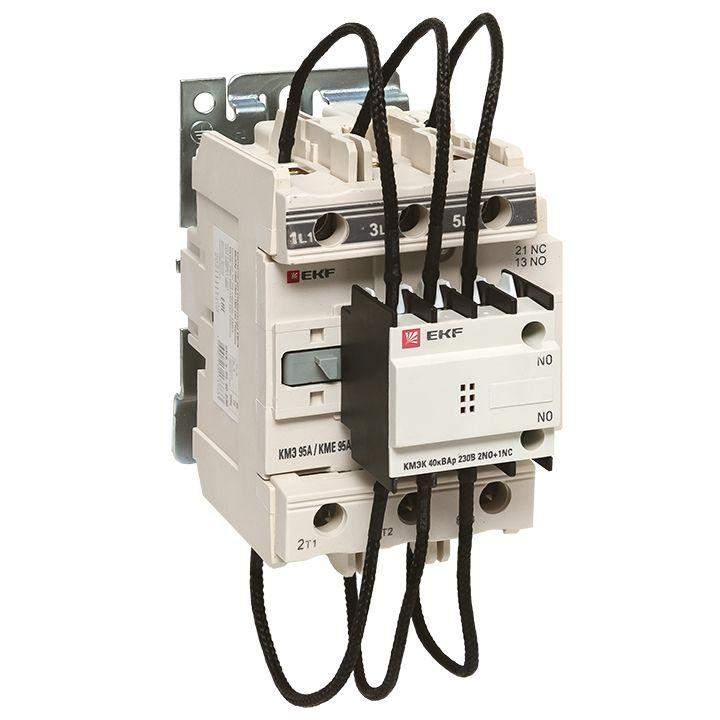 контактор для конденсатора кмэк 40квар 230в 2nо+1nc proxima ekf ctrk-s-95-40-230 от BTSprom.by