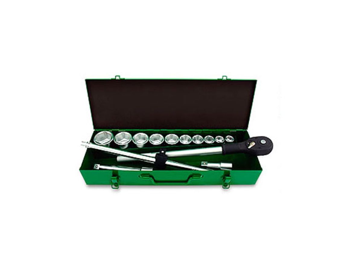 набор головок 3/4" 22-50мм 14предм. 6гр. металл.кейс toptul gcad1405 от BTSprom.by
