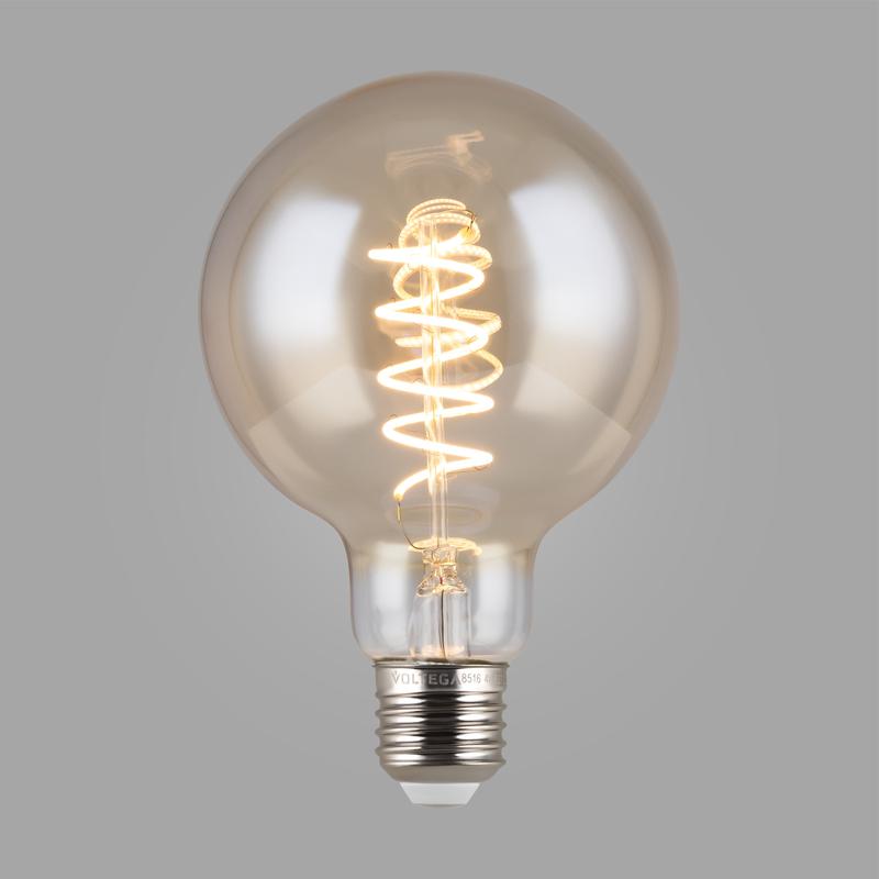 Лампа светодиодная филаментная Loft 271 G95 4Вт 2700К E27 Voltega 8516 фото в каталоге от BTSprom.by