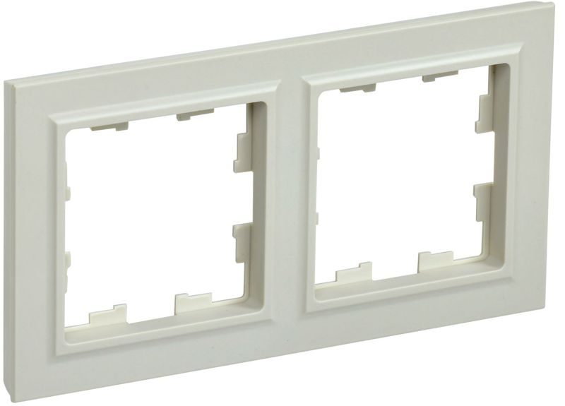 рамка 2-м brite ру-2-бркр беж. iek br-m22-k10 от BTSprom.by