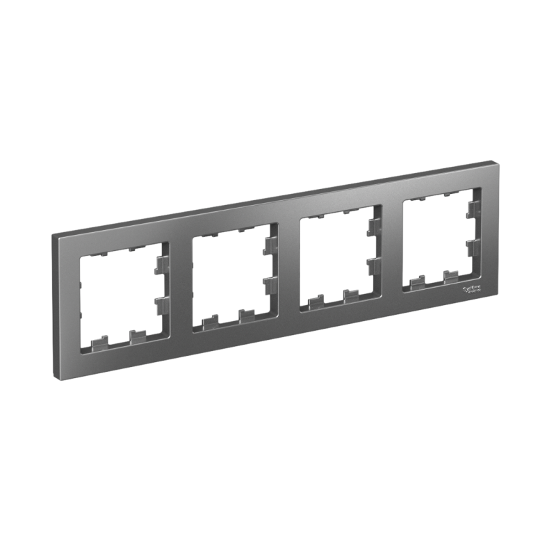 рамка 4-м atlasdesign универс. сталь se atn000904 от BTSprom.by