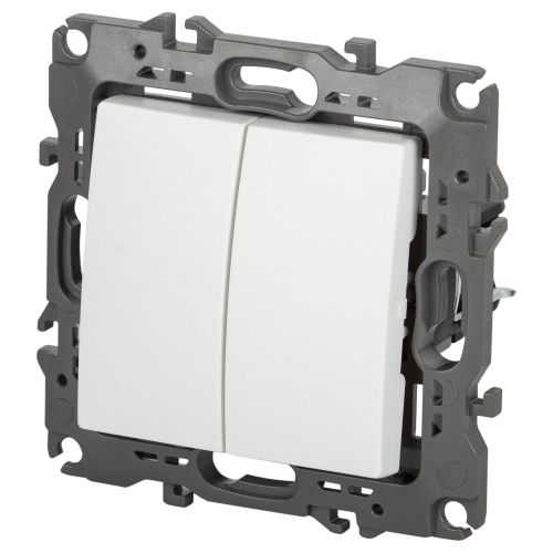  Переключатель 2-кл. Эра12 12-1106-01М 250В 10АХ бел. матов. Эра Б0065656 фото в каталоге от BTSprom.by