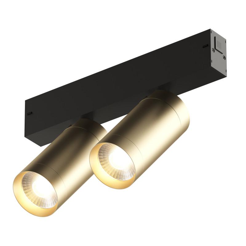  Светильник SMART SPOT DOUBLE 2х9Вт 3000К-6000К DIM акцентный матов. зол. с черн. DENKIRS 694294 фото в каталоге от BTSprom.by