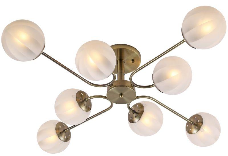 люстра pestilentia 3127-308 8хe27 40вт модерн rivoli б0054860 от BTSprom.by