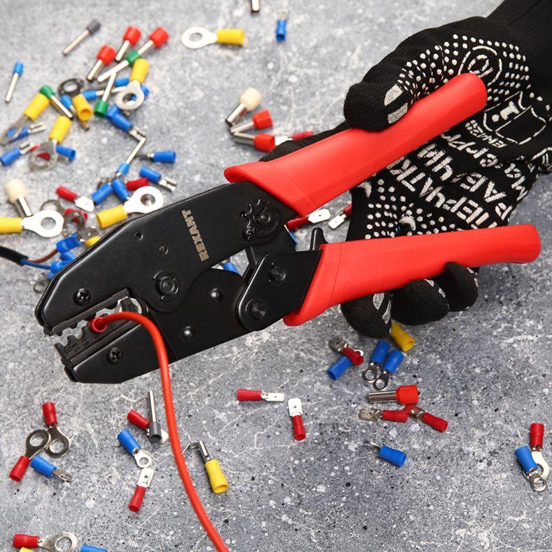  Кримпер для обжима изолированных и неизолированных клемм 1.5-10.0кв.мм HT-336 N Rexant 12-3016 фото в каталоге от BTSprom.by