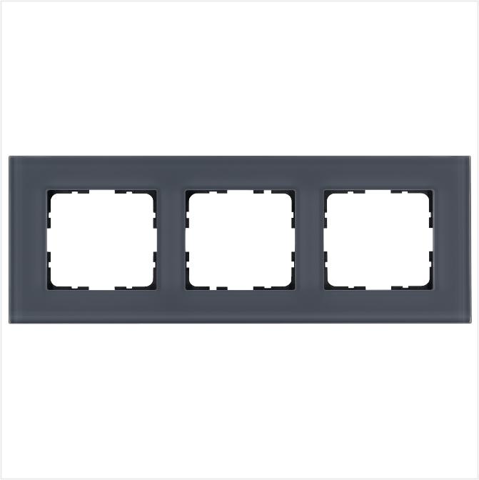 рамка 3-м g-glass стекло маренго jasmart g1003gc от BTSprom.by