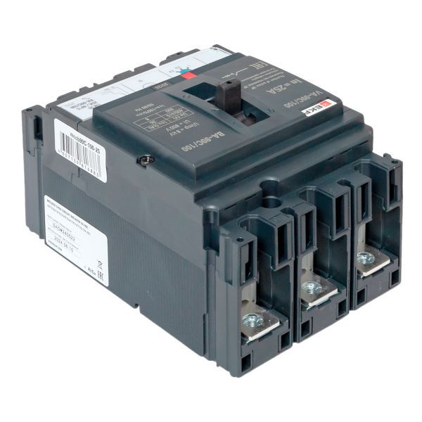  Выключатель автоматический 3п 100/25А 36кА ВА-99C Compact NS PROxima EKF mccb99C-100-25 фото в каталоге от BTSprom.by